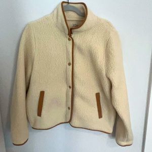 J. Crew Polartec Sherpa Fleece Jacket - Medium
